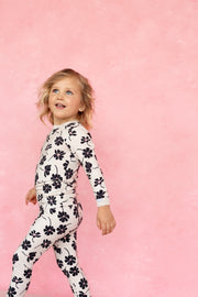 Black Floral Pajamas