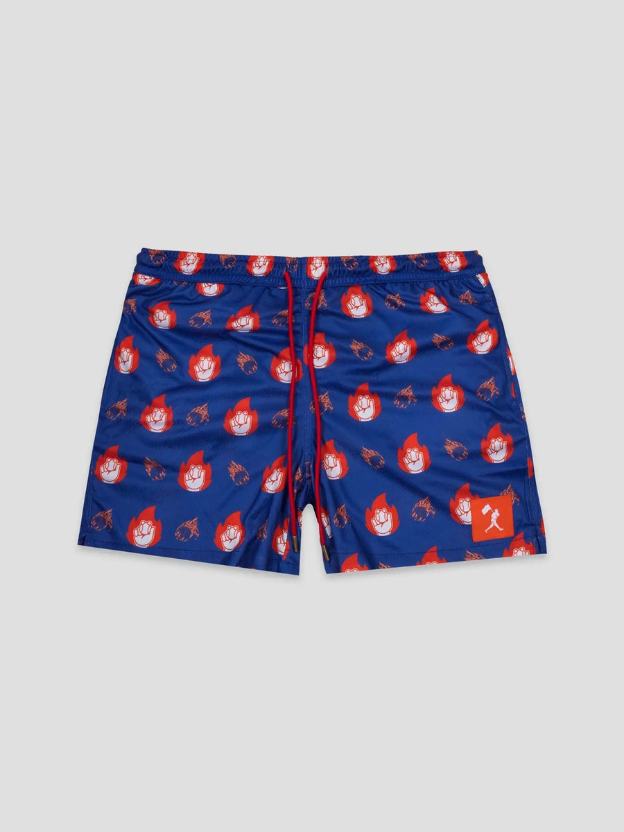 Flamethrower Diamond Air Mesh Shorts