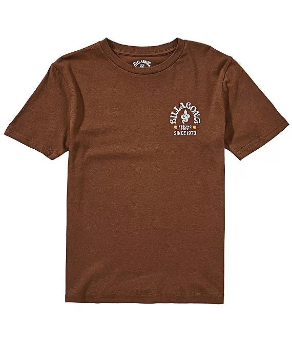 Boys Short Sleeves Coiled T-Shirt