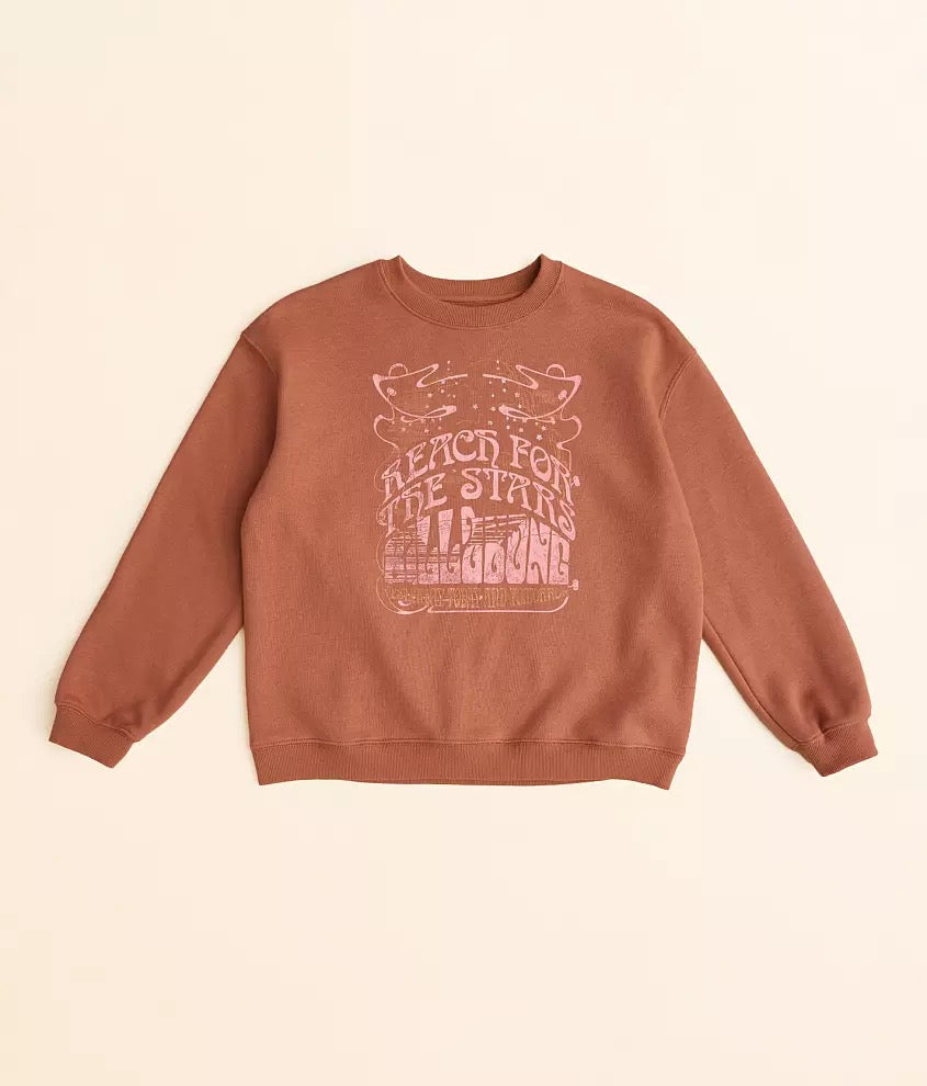 Girls Reach For the Stars Sweatshirt