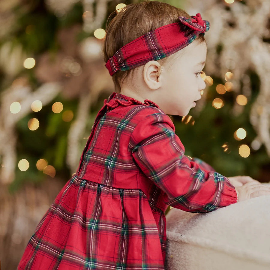 holiday flannel dress Under the Mistletoe Flannel Dress Kiel James Patrick