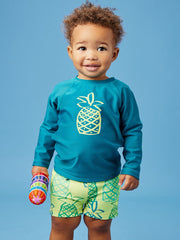 Pineapple Rash Guard Set