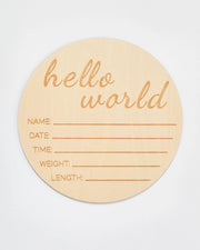 Wonder + Grow Wooden Milestone Cards