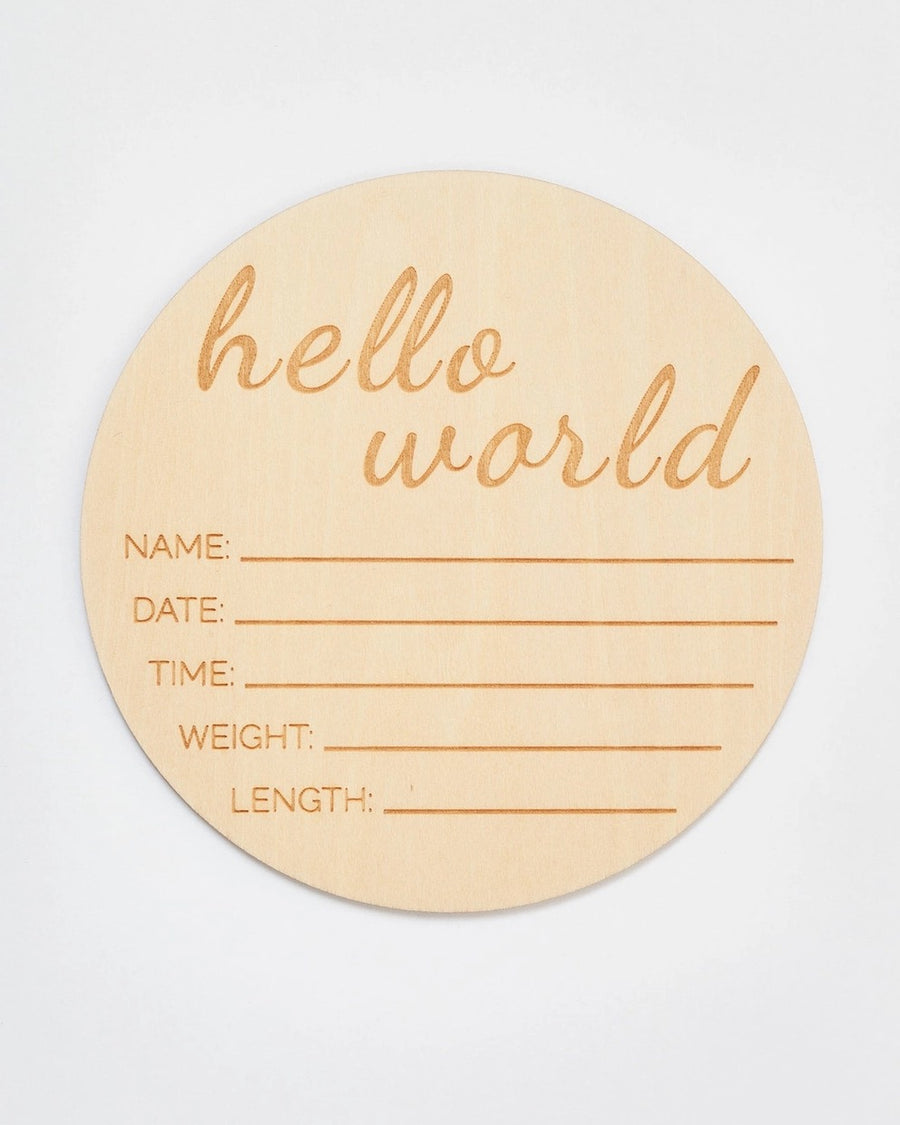Wonder + Grow Wooden Milestone Cards