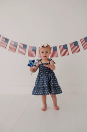 American Stars Tiered Mini Dress