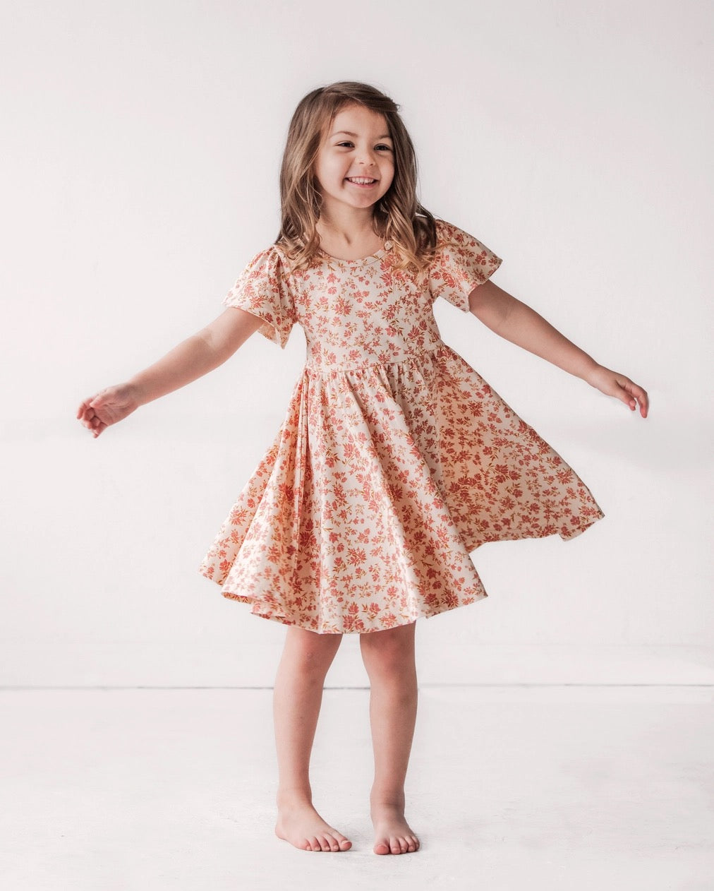Twirl Dress- Blush Floral