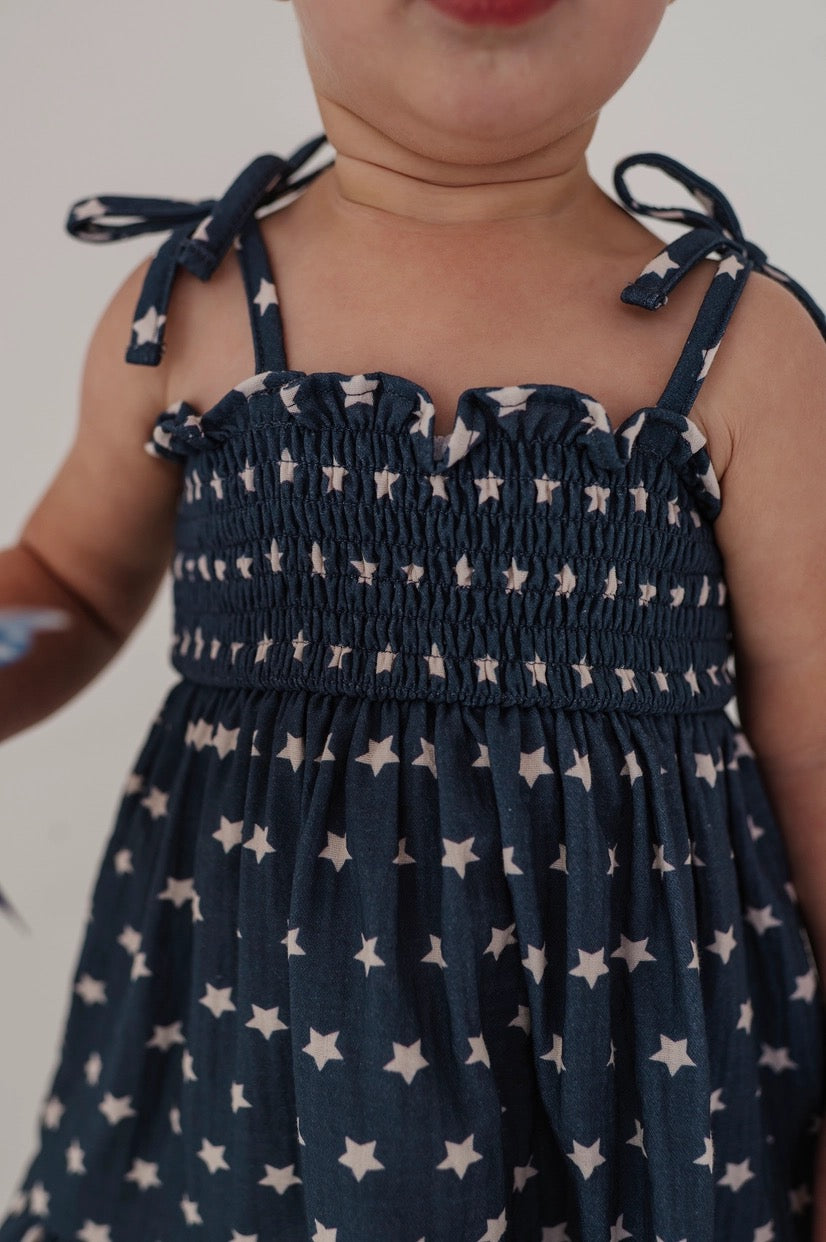 American Stars Tiered Mini Dress