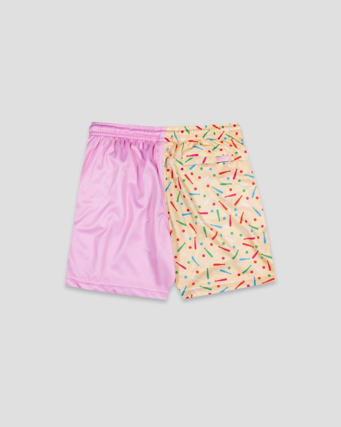 Batter Up Bakery Confetti Cupcake Diamond Air Mesh Shorts
