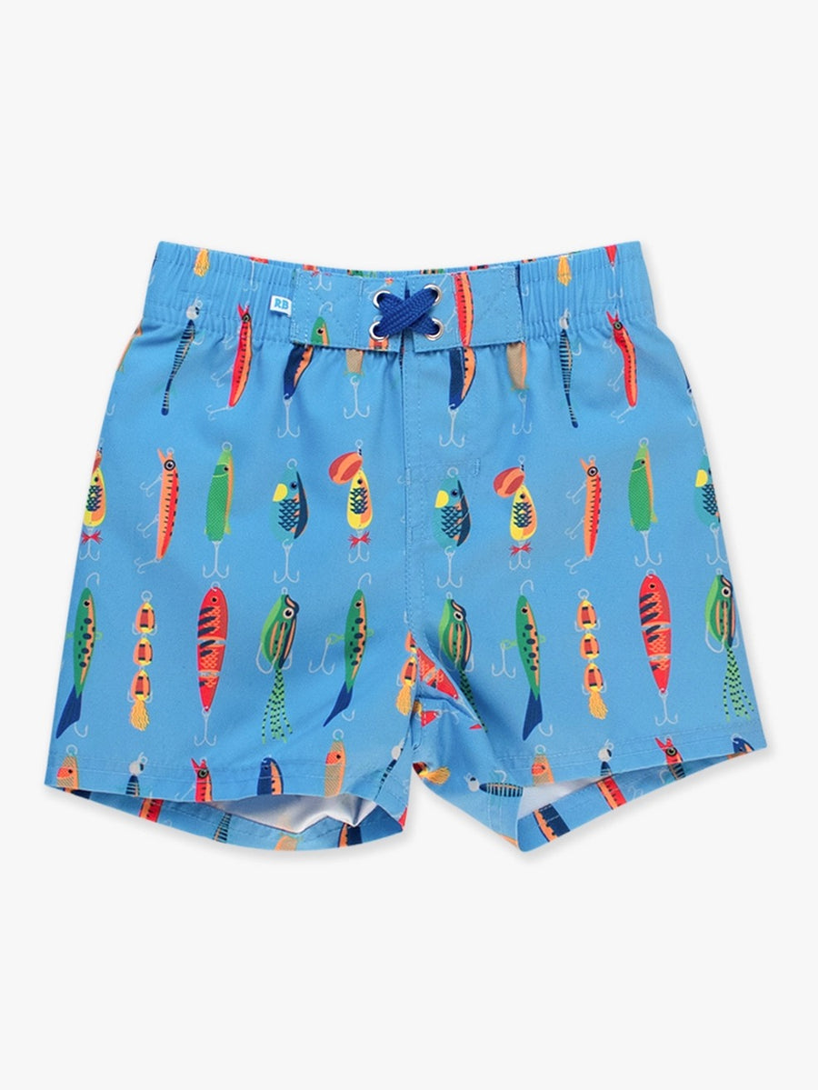 Boys Gone Fishin Swim Trunks