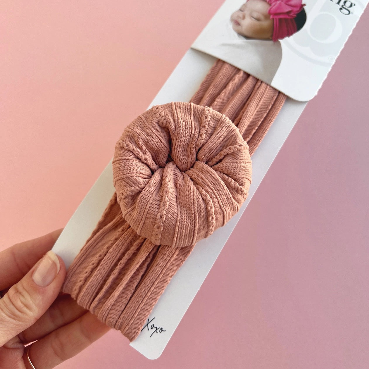 Baby Bling® Sweater Bun Soft Knitted Nylon Headband