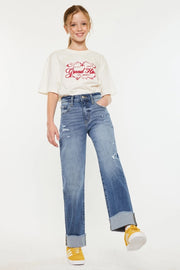 Girls High Rise Denim