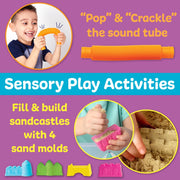 Sensory Bin Activity Bin For Kids-Beach