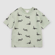 Scorpion on Sage Short Sleeve Sweatshirt