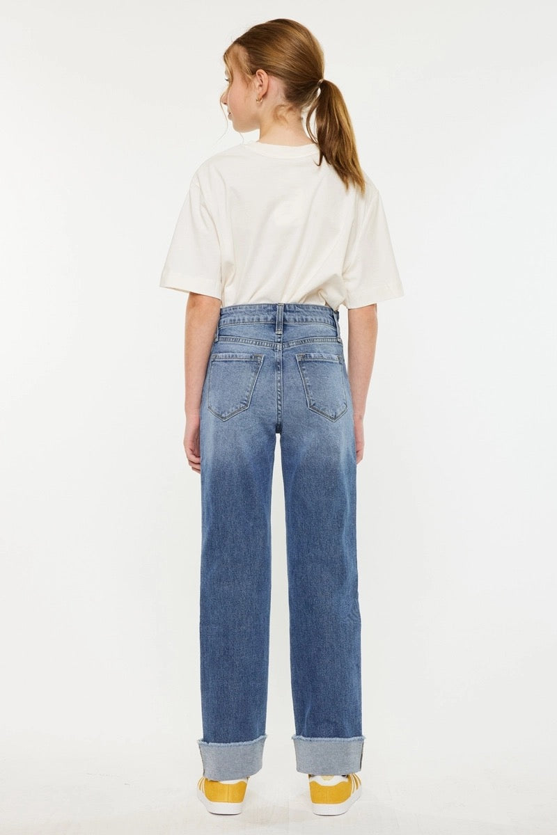 Girls High Rise Denim