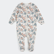 Spring Flowers Print on Creme Sleeper