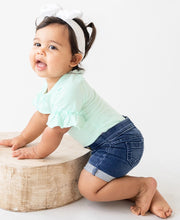 Girls Stretch Denim Shorts
