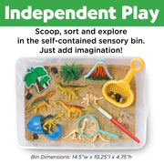 Sensory Bin Dinosaur Dig Activity Bin For Kids