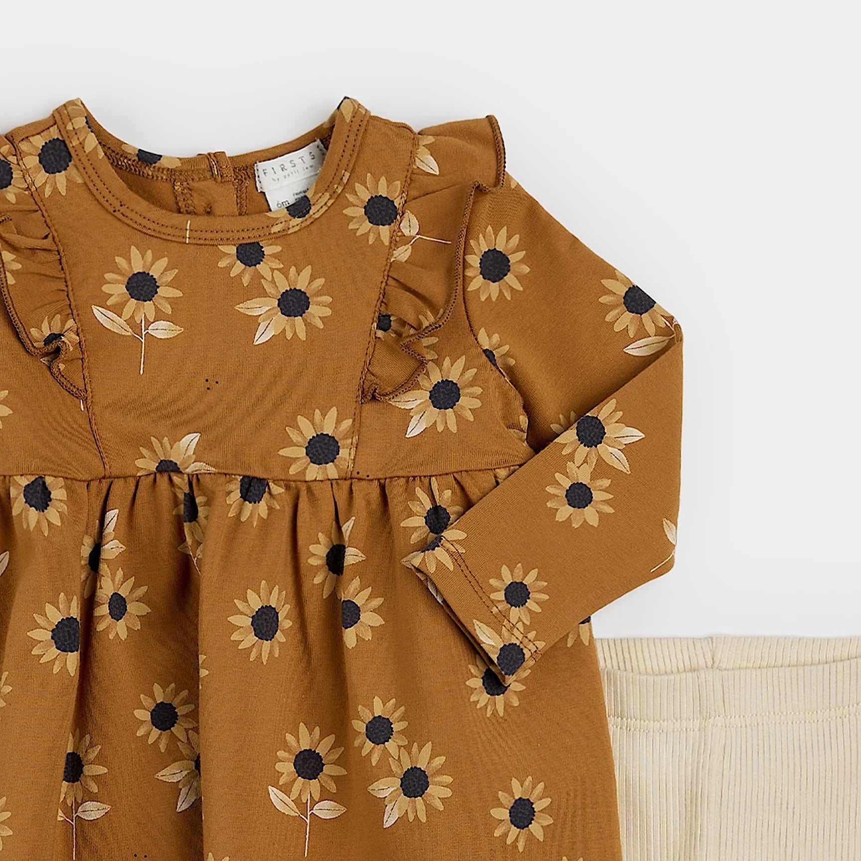 Sunflower Print Amber Dress Set