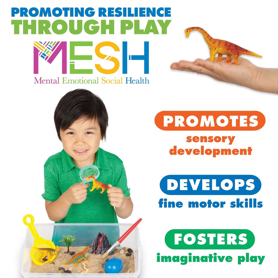 Sensory Bin Dinosaur Dig Activity Bin For Kids