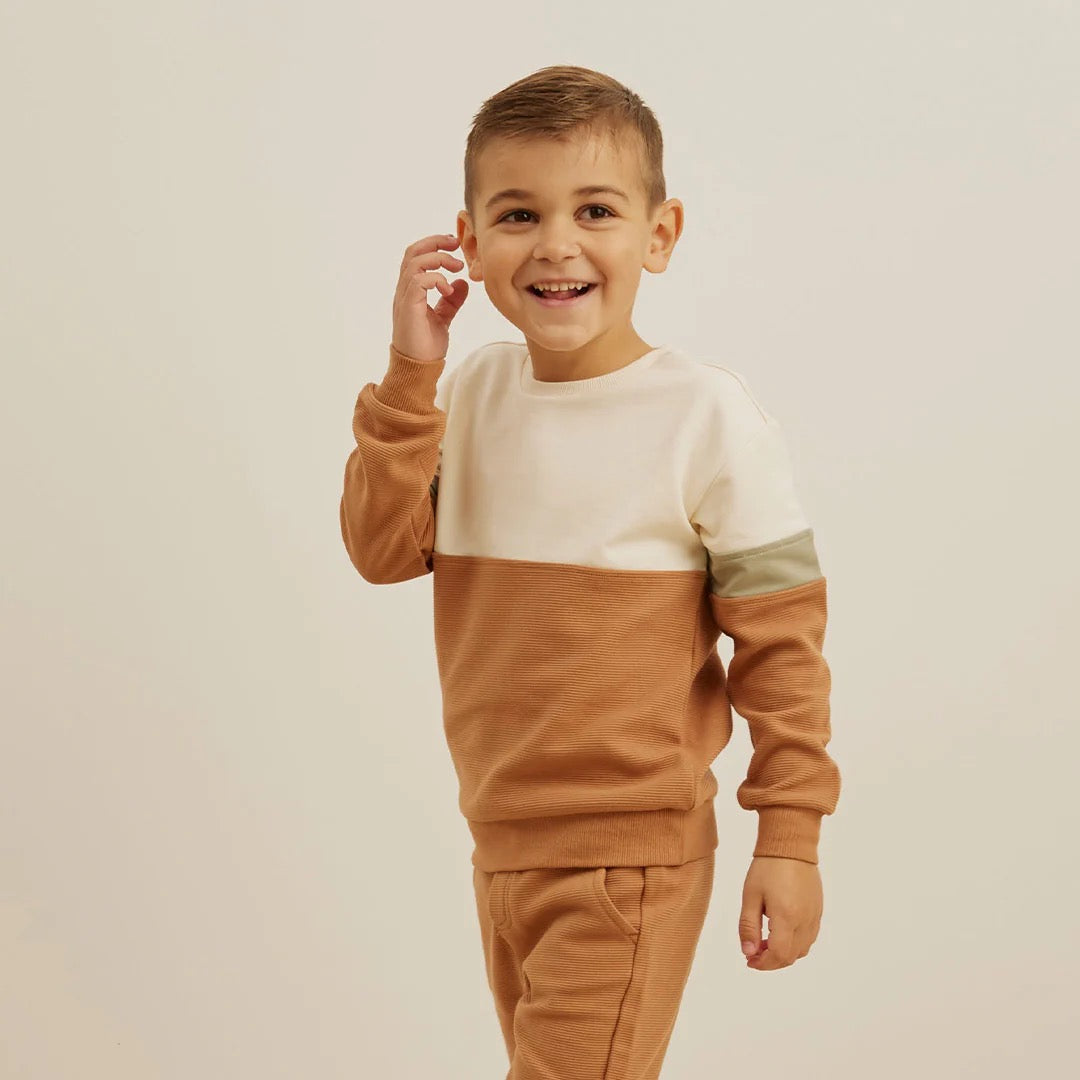 Sienna Ottoman Color Block Sweatshirt