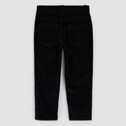 Jet Black Corduroy Boy's Pants