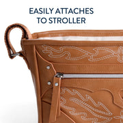 Nash Saddle Adjustable Travel Stroller + Wagon Caddy
