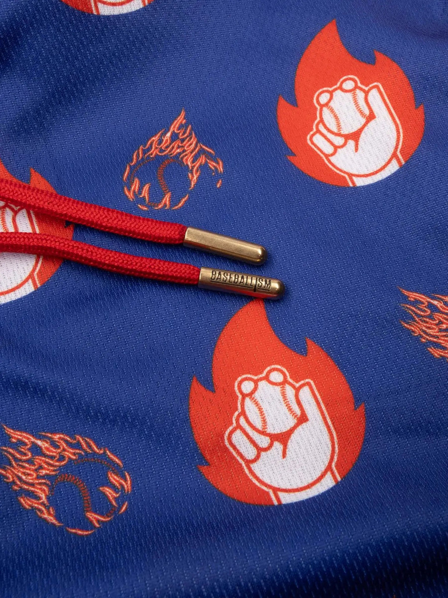 Flamethrower Diamond Air Mesh Shorts