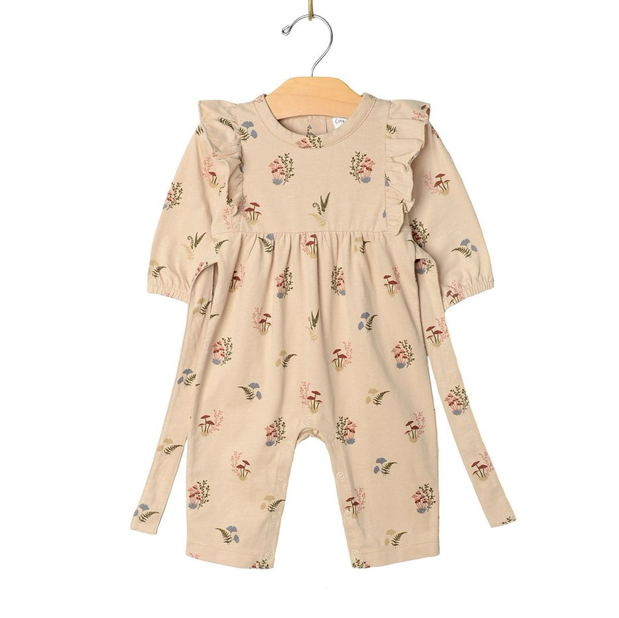 Mushrooms Flutter Sleeve Romper