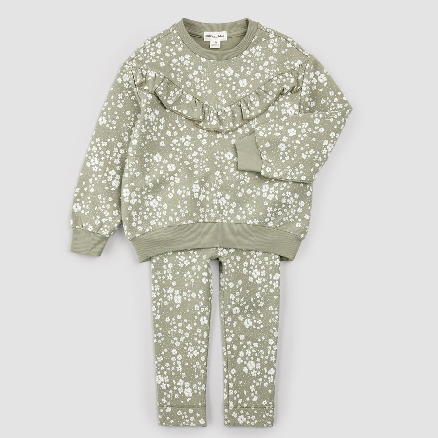 Floral Print on Sage Set