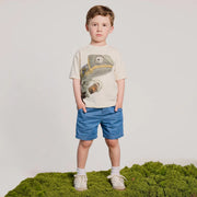 Chameleon on Ivory T-Shirt