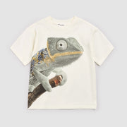 Chameleon on Ivory T-Shirt