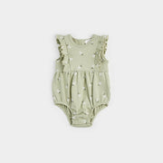 first ribbed bubble romper