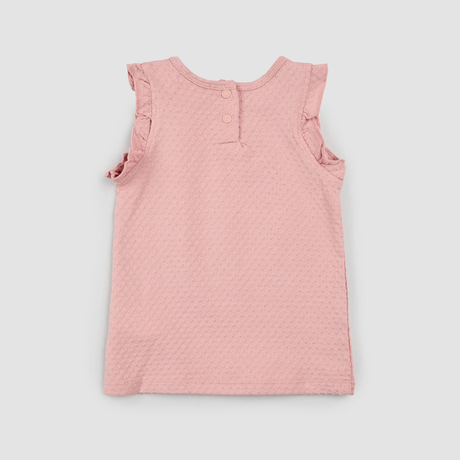 Rose Dotted Jersey Shorts Set