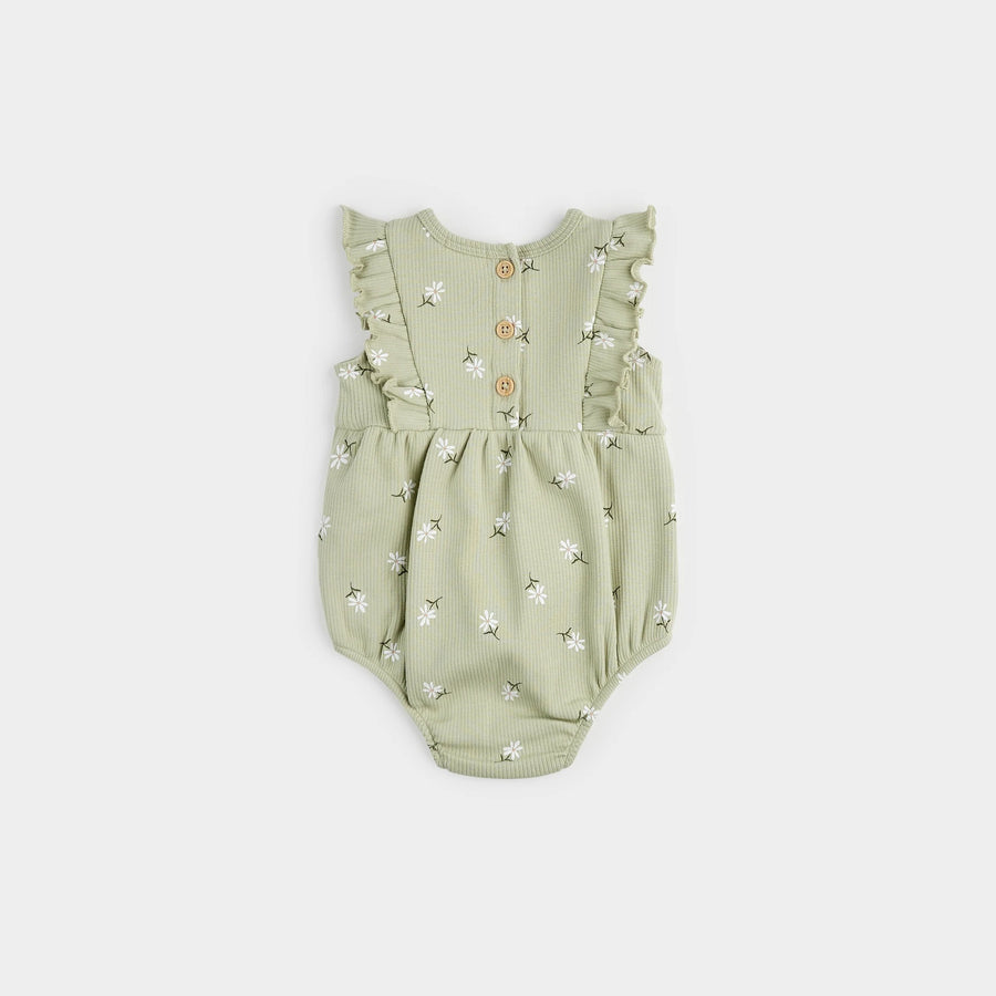 first ribbed bubble romper