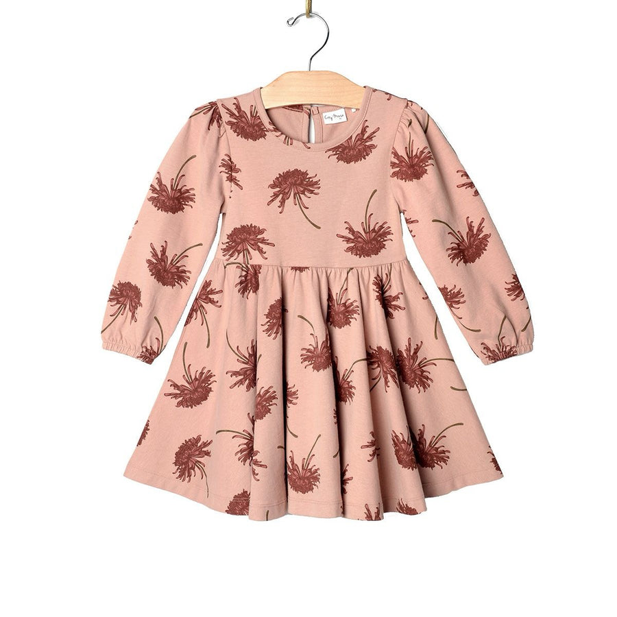 Chrysanthemum Jersey Twirl Dress