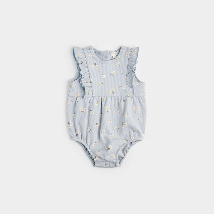 first ribbed bubble romper