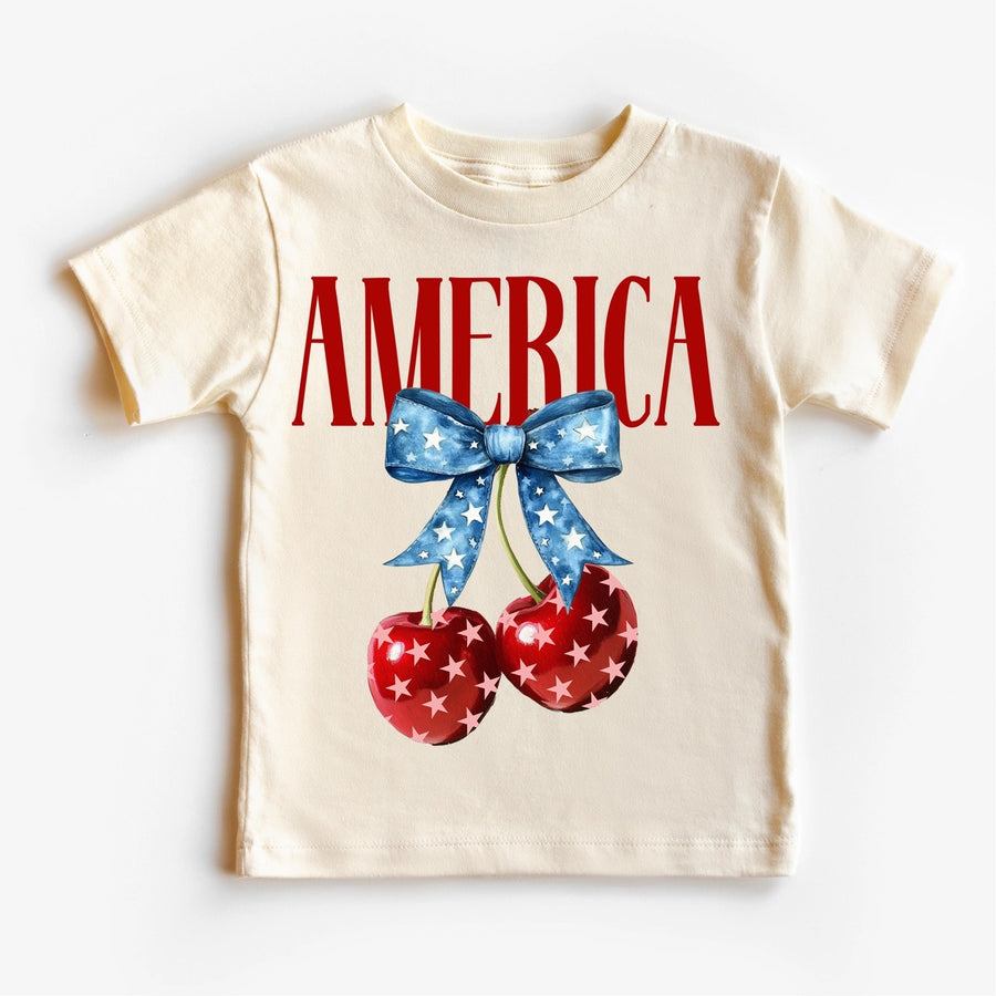 America Cherry July 4th Shirt - Independence Day Tee