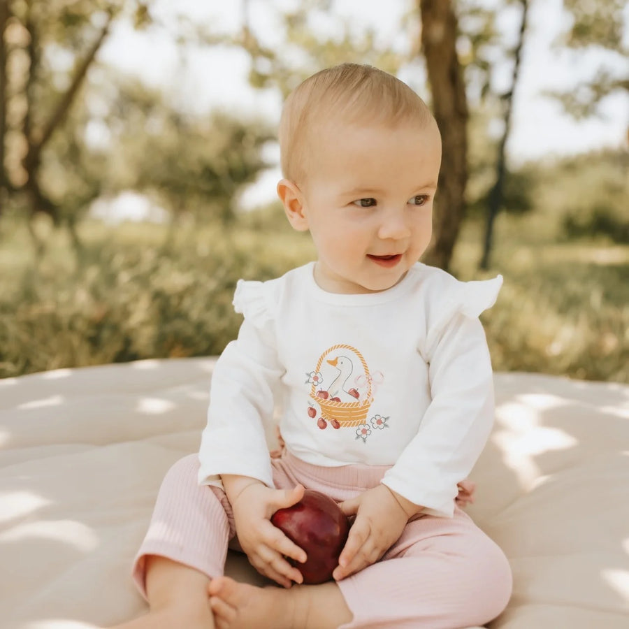 Dress-Up Duck 2pc LunaKnit Bodysuit Set