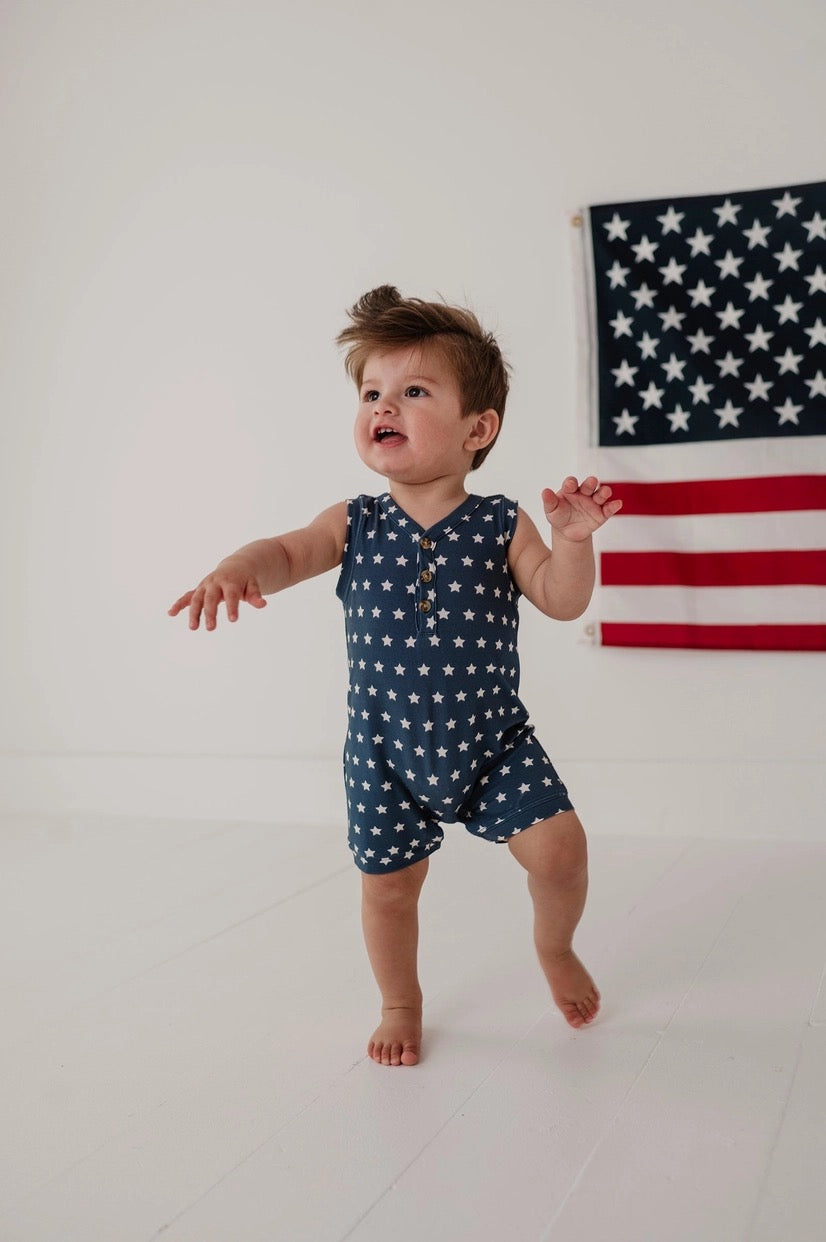 American Stars Boy's Sleeveless Romper