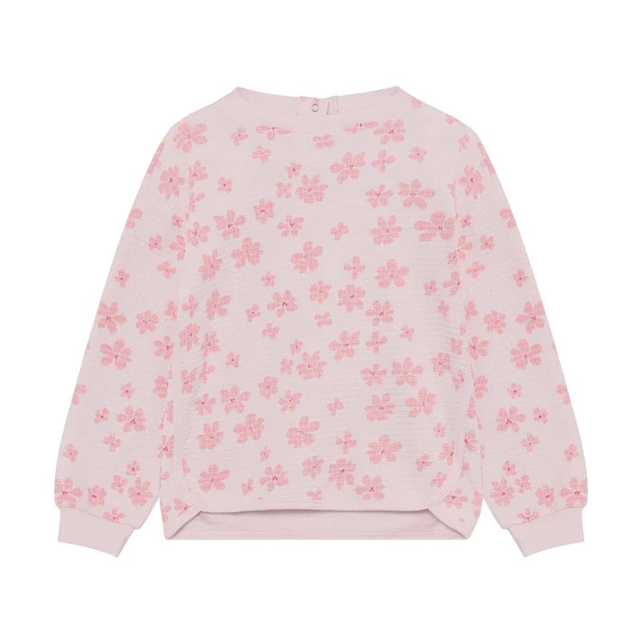 Minymo Girls Flower Sweatshirt