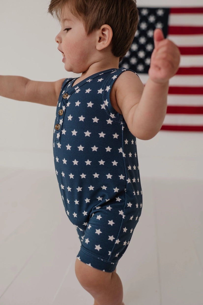American Stars Boy's Sleeveless Romper