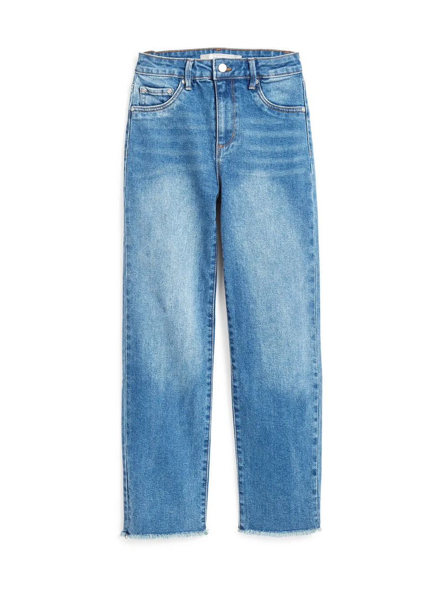 High Rise Straight Leg Denim