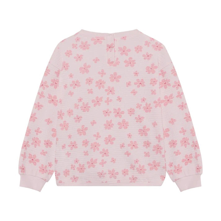 Minymo Girls Flower Sweatshirt