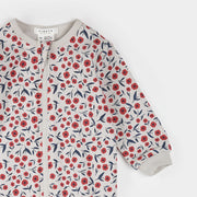 Poppy Floral Print on Beige Sleeper