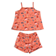 American Cowgirl Gauze Tank Short Set