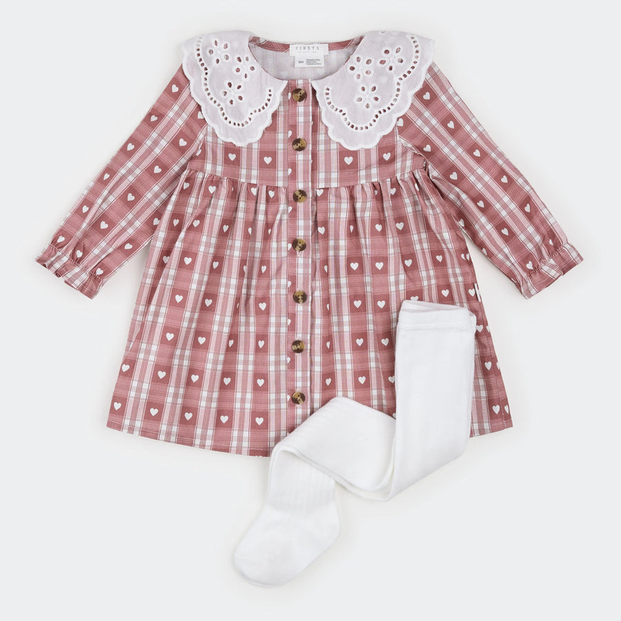 Jazzberry Gingham Dress Set
