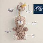 Bitzy Pal Natural Rubber Pacifier & Plush