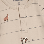 Animal All over Print Baby Bodysuit