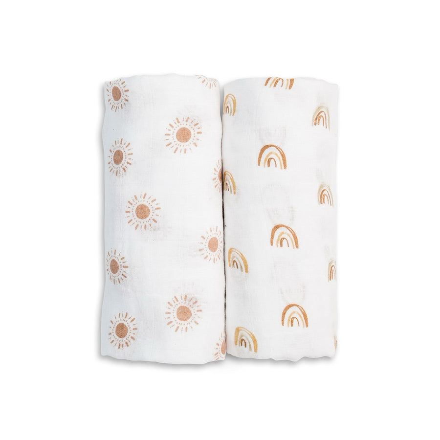 Lulujo Cotton Swaddles 2 pack
