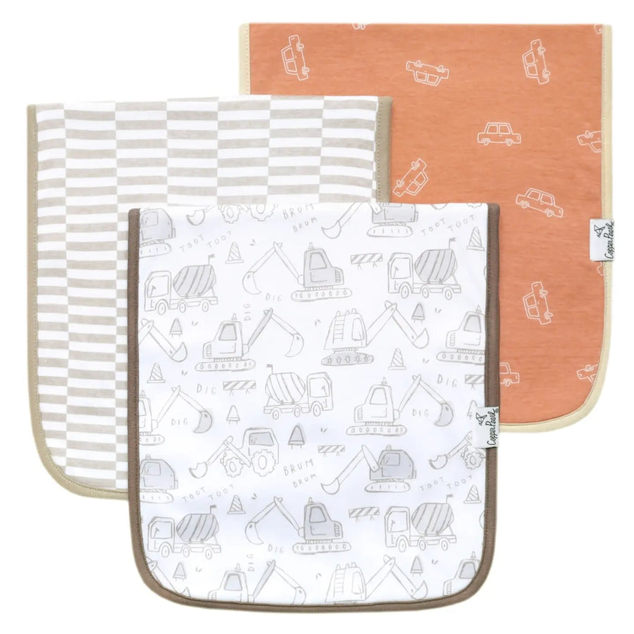 3 Pack Premium Burp Cloths